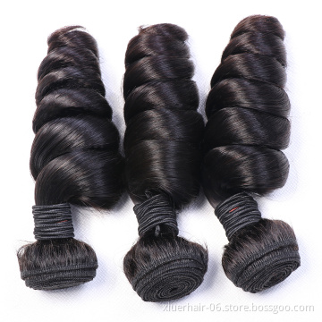 Wholesale Ready Stock 10A Wholesale Raw Mink Natural Cuticle Aligned Virgin Brazilian 100% Human Hair Bundles with Closure